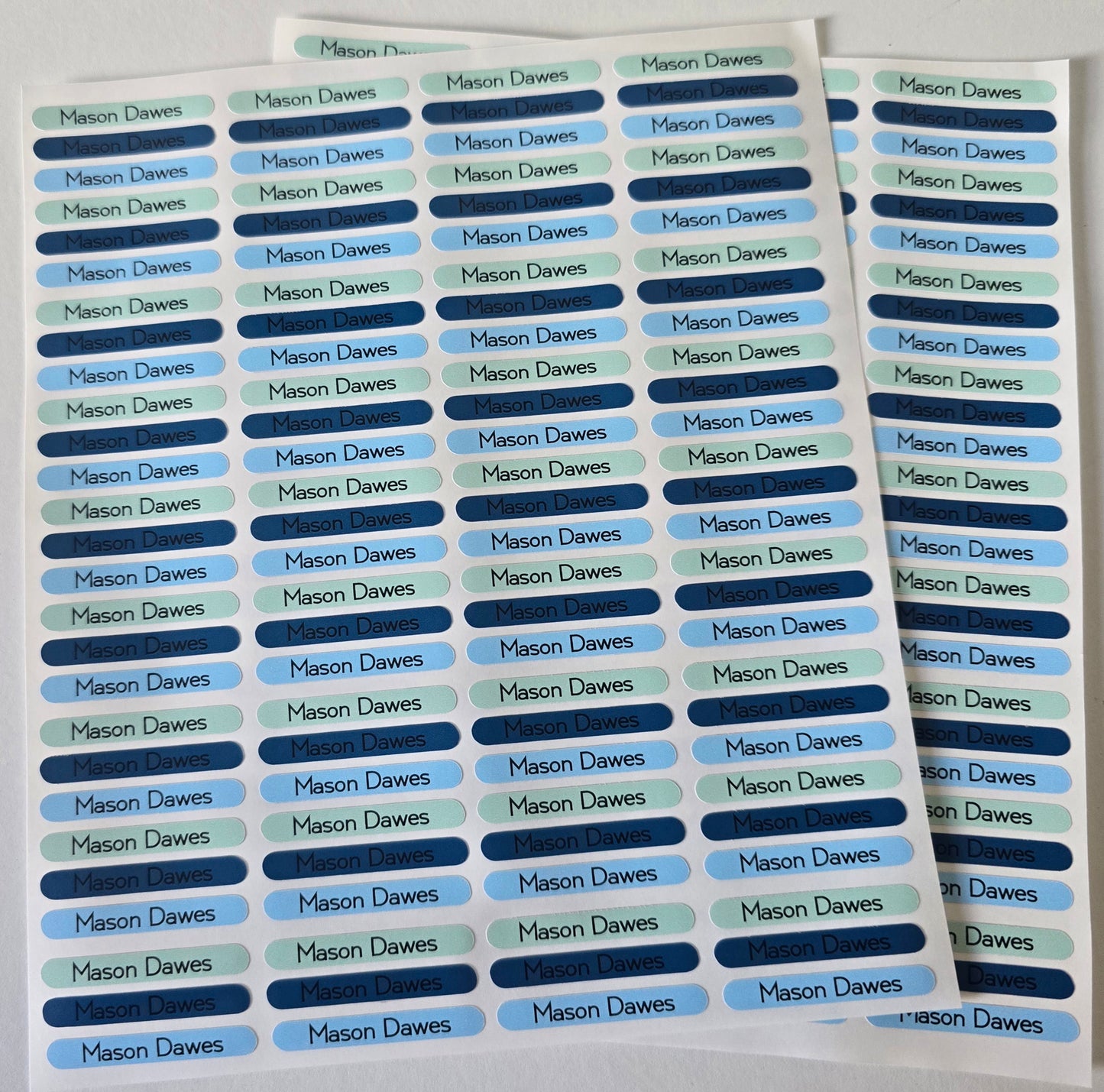 Personalised Pencil Labels