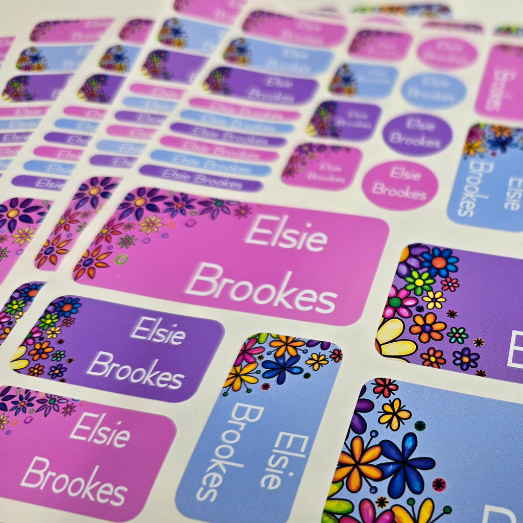 Personalised Vinyl Name Labels