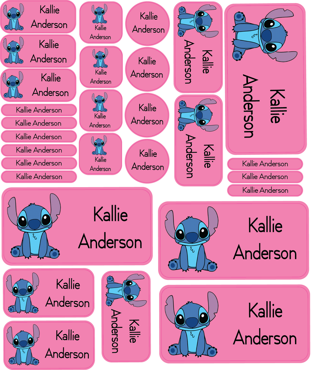 Personalised Vinyl Name Labels