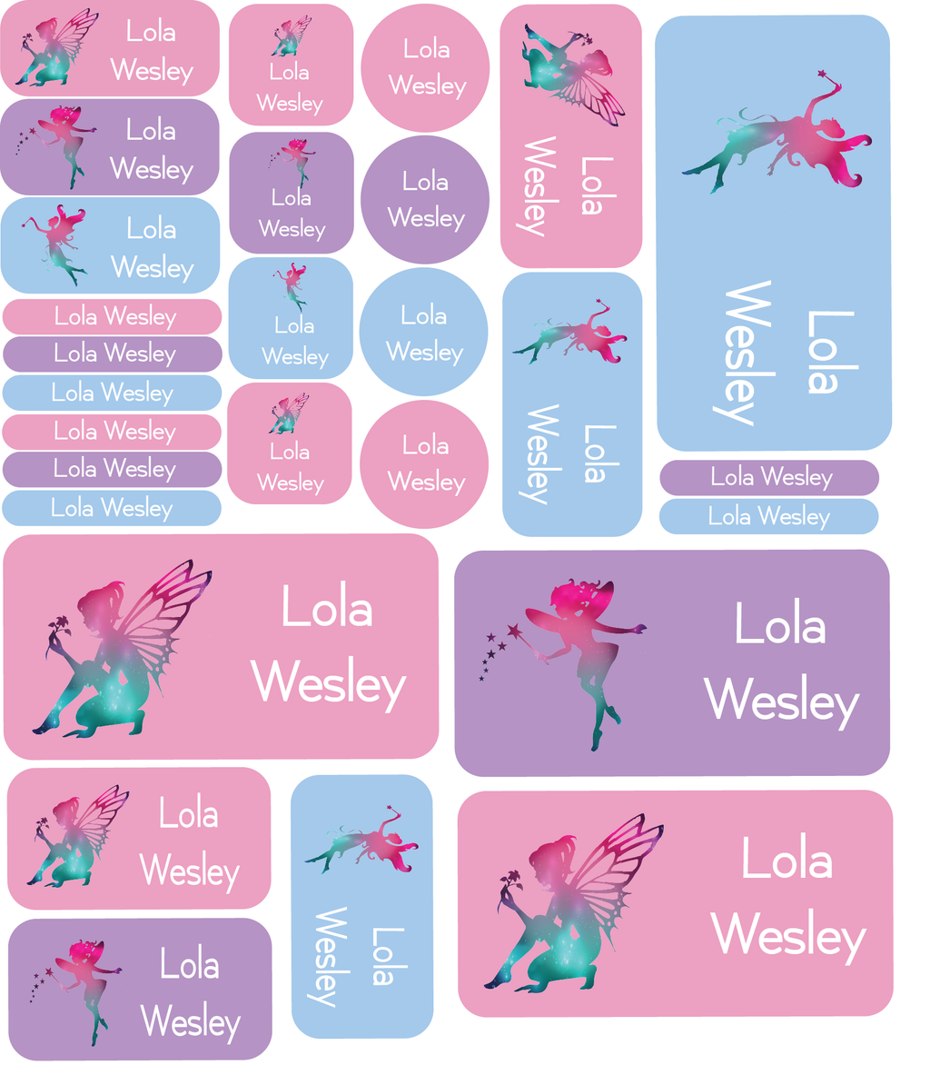 Personalised Vinyl Name Labels