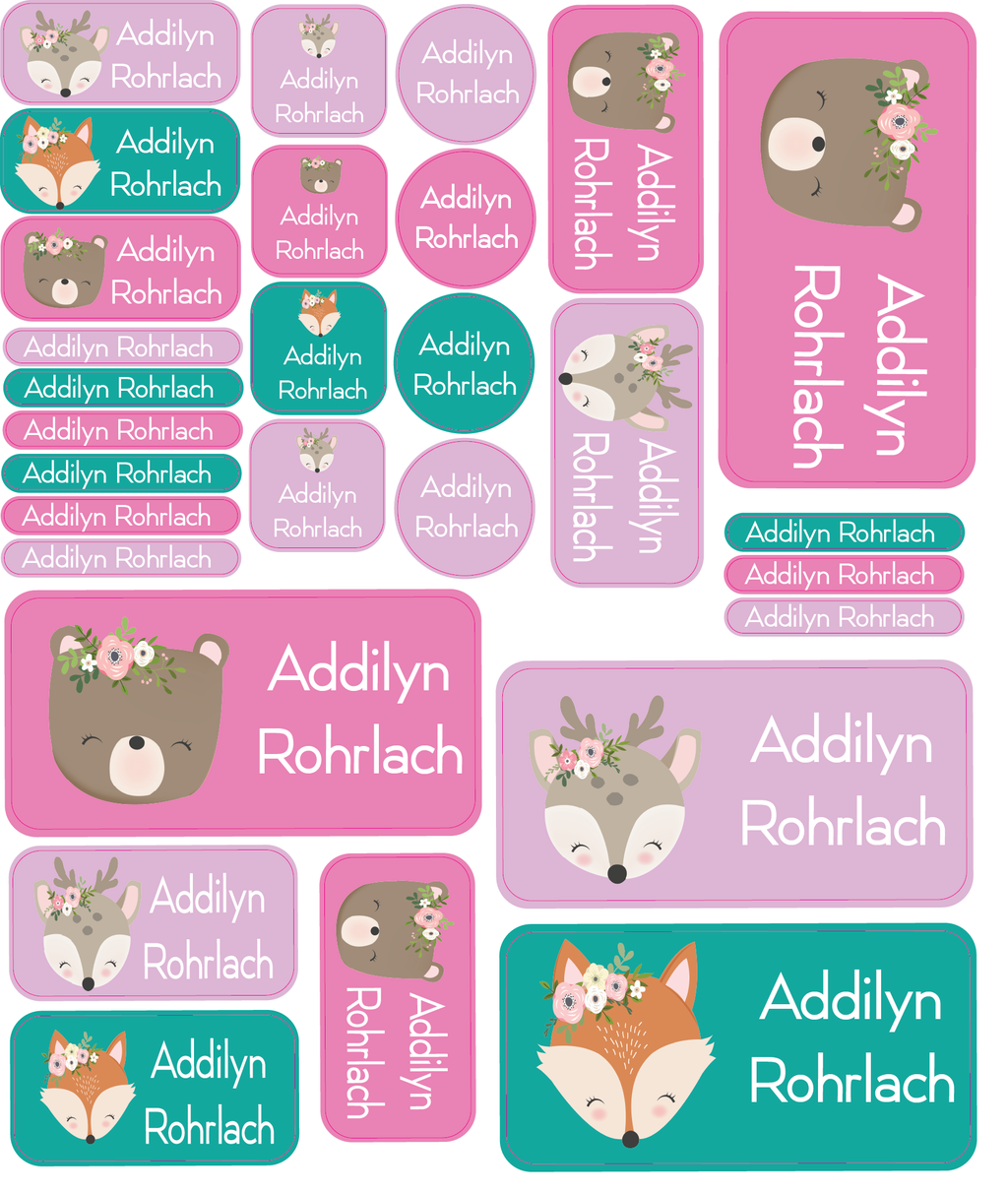 Personalised Vinyl Name Labels