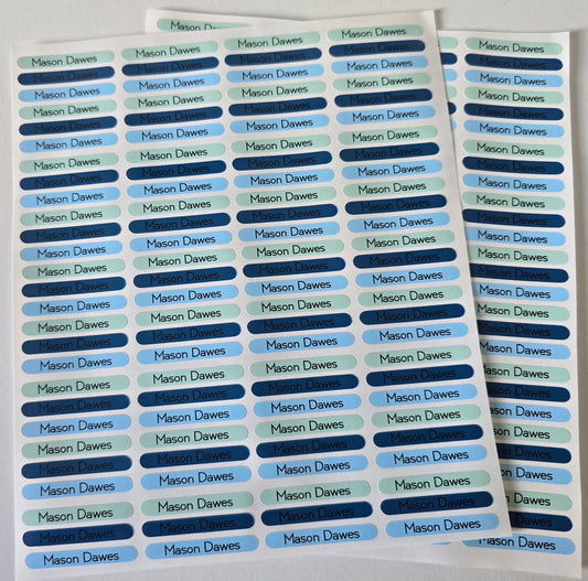 Personalised Pencil Labels